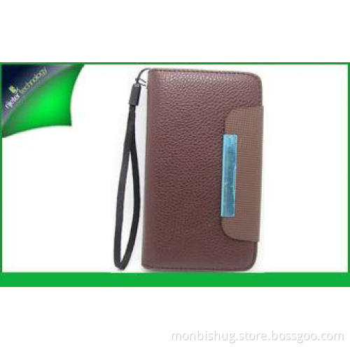 Sawing Sony Leather Men Phone Cases With Card Slot For Xper